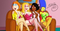 Секси жены: Лоис, Франсин, Донна, Мардж