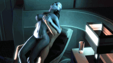 Секс Liara T'Soni из игры Mass Effect
