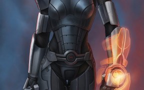 Милла Йовович в роли Шепарда из Mass Effect