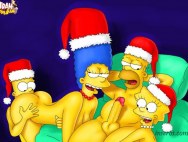 Рождественский секс Симпсонов