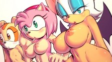 Три самые сексапильные девочки Sonic