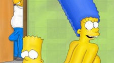 Гомер застукал Мардж с Бартом