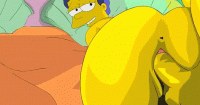 Гомер долбит Мардж в попу