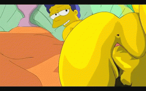 Гомер долбит Мардж в попу
