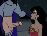 Чудо Женщина трахается с Бэтменом