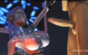 Девушка-робот трахает своего разработчика