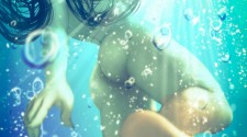 Аниме этти под водой голышом