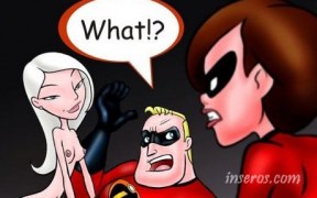 Забавный арт мультфильма "Суперсемейка"