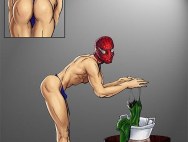 Человек-паук в роли домохозяйки