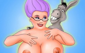 Ослу понравилась грудь Крёстной Феи