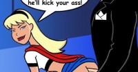Угрожает Лексу своим кузеном - Суперменом