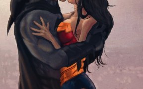 Любовная картина Бэтмена и ВандерВуман