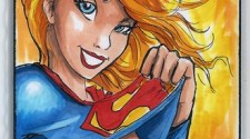 Манящие дойки светловолосой девушки Супермена
