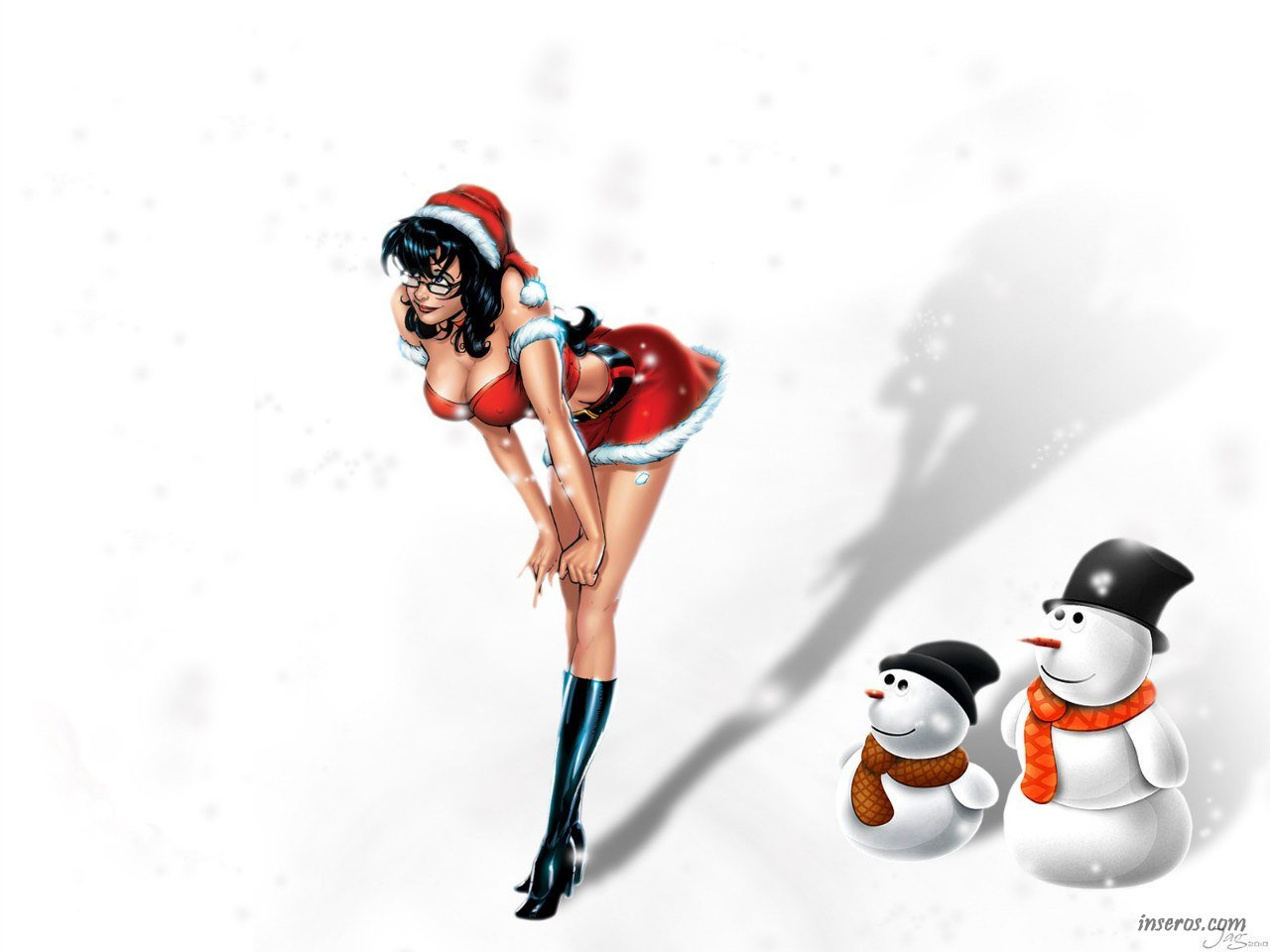 Секс снеговика и снегурочки