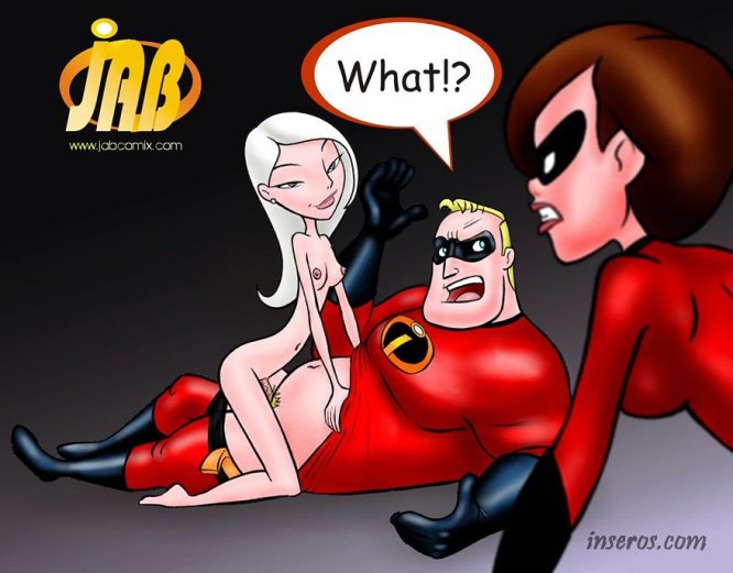 Забавный арт мультфильма "Суперсемейка"